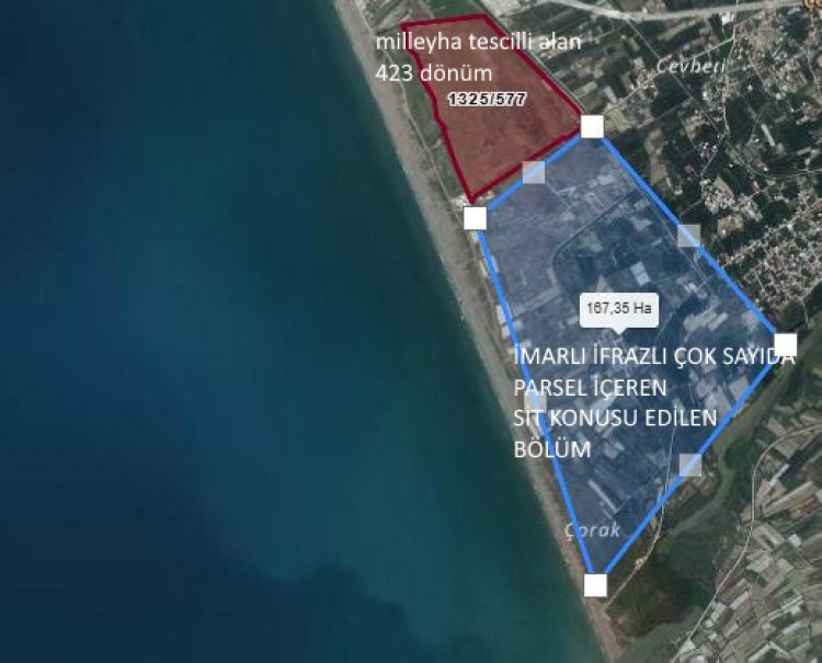 MİLLEHA SULAK ALANI 2021 de SINIRLARI ÇİZİLMİŞTİR