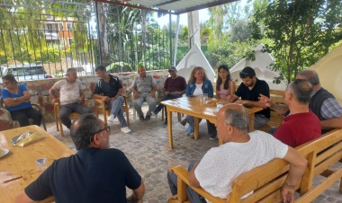 DEM PARTİDEN BETON SANTRALİ MAĞDURLARINA DESTEK ZİYARETİ